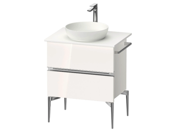 SIVIDA - Floorstanding bathroom cabinet with drawers by Duravit - view 3