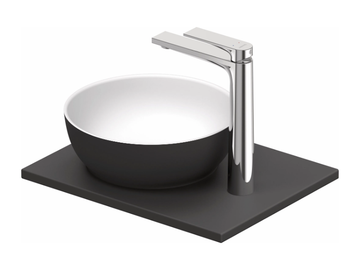 SIVIDA - Single composite material washbasin countertop by Duravit - view 2