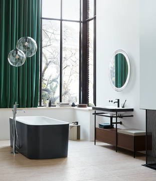 HAPPY D.2 PLUS - Freestanding rectangular acrylic bathtub by Duravit - view 3