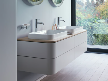 HAPPY D.2 PLUS - Double wall-mounted vanity unit with drawers by Duravit - view 3