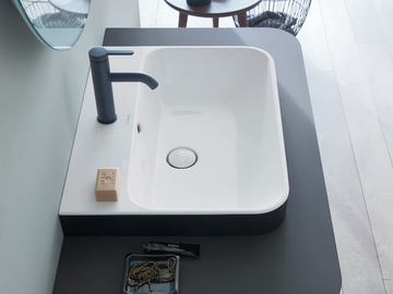 HAPPY D.2 PLUS - Rectangular washbasin with overflow by Duravit - view 2
