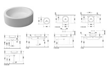 STARCK 1 - Countertop ceramic washbasin by Duravit - view 3