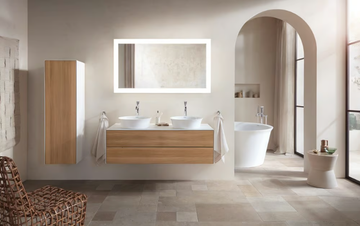 WHITE TULIP - Countertop round single ceramic washbasin by Duravit - view 3