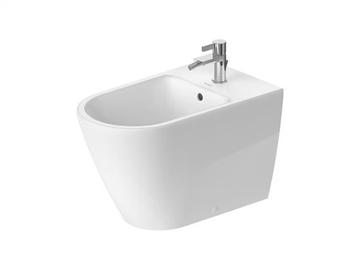 D-NEO - Floor mounted ceramic bidet with overflow by Duravit - view 2