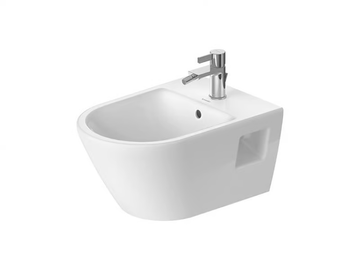 D-NEO - Wall-hung ceramic bidet with overflow by Duravit - view 3