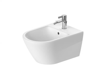 D-NEO - Wall-hung ceramic bidet with overflow by Duravit - view 2