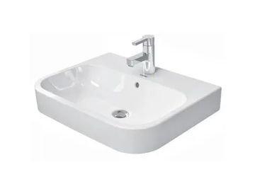 HAPPY D.2 - Countertop ceramic washbasin by Duravit - view 2