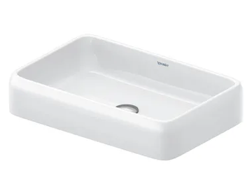 QATEGO - Countertop rectangular ceramic washbasin by Duravit - view 2