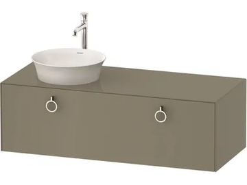 WHITE TULIP WT4982 - Single wall-mounted wooden vanity unit with drawers by Duravit - view 2