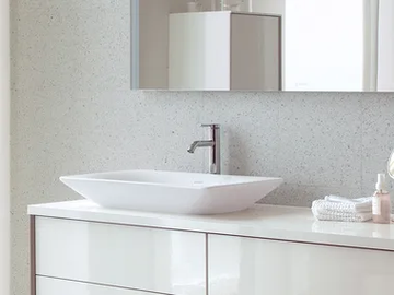 VIU - Countertop rectangular ceramic washbasin by Duravit - view 2