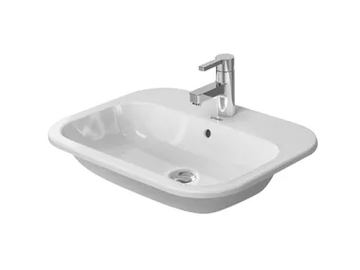 HAPPY D.2 - Inset ceramic washbasin by Duravit - view 2