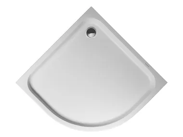 D-CODE - Corner acrylic shower tray by Duravit - view 2