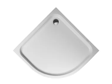 D-CODE - Corner acrylic shower tray by Duravit - view 2