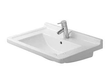 STARCK 3 - Ceramic washbasin by Duravit - view 2