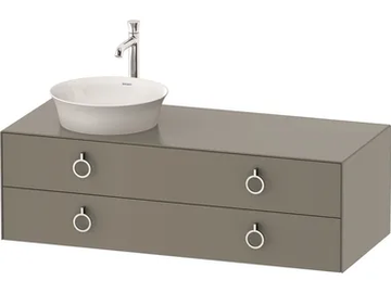 WHITE TULIP WT4992 - Single wall-mounted wooden vanity unit with drawers by Duravit - view 2