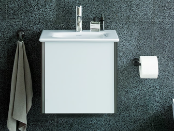 VIU - Rectangular ceramic handrinse basin by Duravit - view 2