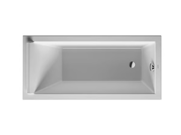 STARCK - Rectangular acrylic bathtub by Duravit - view 2