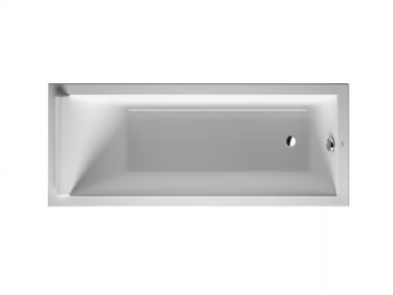 STARCK - Rectangular acrylic bathtub by Duravit - view 2