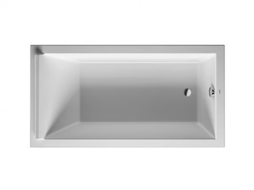 STARCK - Rectangular acrylic bathtub by Duravit - view 2