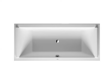 STARCK - Rectangular acrylic bathtub by Duravit - view 2