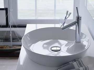 CAPE COD - Countertop round DuraCeram® washbasin by Duravit - view 2
