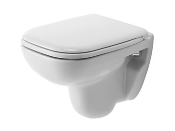 D-CODE - Wall-hung compact ceramic toilet by Duravit - view 2