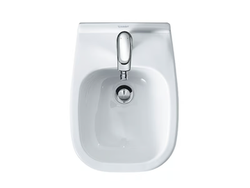 D-CODE - Wall-hung compact ceramic bidet by Duravit - view 3
