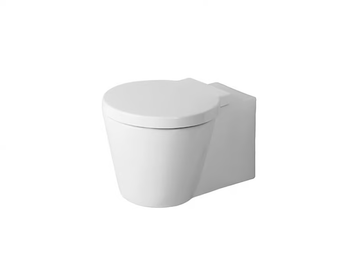 STARCK 1 - Wall-hung ceramic toilet by Duravit - view 2