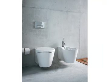 STARCK 1 - Wall-hung ceramic toilet by Duravit - view 3