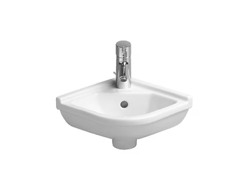 STARCK 3 - Corner ceramic handrinse basin by Duravit - view 2