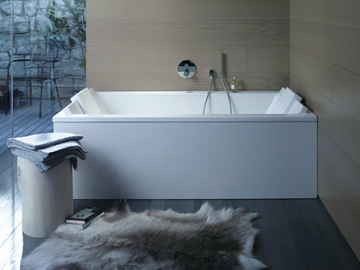 STARCK - Rectangular acrylic bathtub by Duravit - view 3