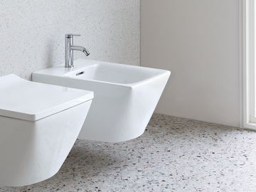 VIU - Wall-hung ceramic bidet by Duravit - view 2