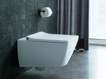 VIU - Wall-hung ceramic toilet by Duravit - view 2