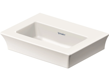 WHITE TULIP - Wall-mounted single rectangular ceramic washbasin by Duravit - view 3
