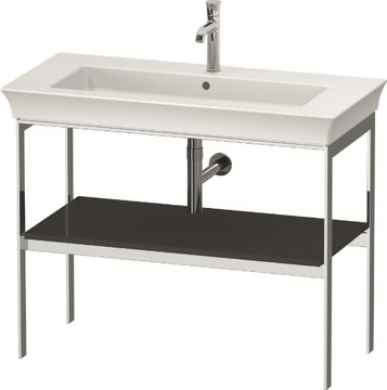 WHITE TULIP WT4540 / WT4541 - Floor-standing single metal console sink by Duravit - view 3
