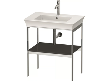 WHITE TULIP WT4540 / WT4541 - Floor-standing single metal console sink by Duravit - view 2