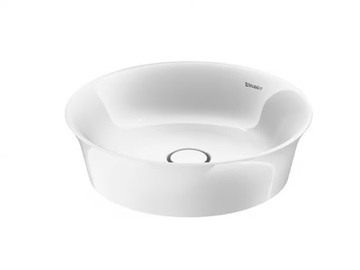 WHITE TULIP - Countertop round single ceramic washbasin by Duravit - view 2