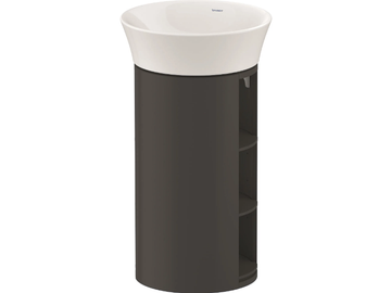 WHITE TULIP WT4239 - Floor-standing single wooden vanity unit by Duravit - view 2