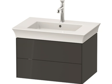 WHITE TULIP WT4341 / WT4342 - Single wall-mounted wooden vanity unit with drawers by Duravit - view 2