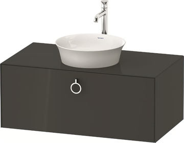 WHITE TULIP WT4980 / WT4981 - Single wall-mounted wooden vanity unit with drawers by Duravit - view 3