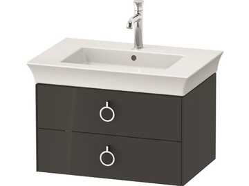 WHITE TULIP WT4351 / WT4352 - Single wall-mounted wooden vanity unit with drawers by Duravit - view 2