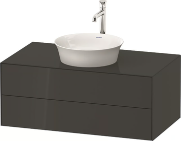 WHITE TULIP WT4985 / WT4986 - Single wall-mounted wooden vanity unit with drawers by Duravit - view 3