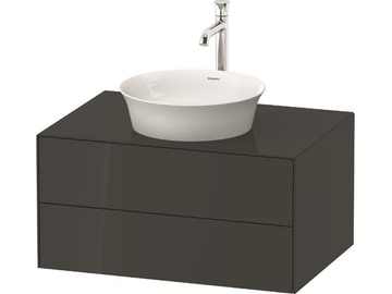 WHITE TULIP WT4985 / WT4986 - Single wall-mounted wooden vanity unit with drawers by Duravit - view 2