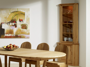 1193M - Wooden highboard with doors by Dyrlund - view 2