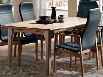 9249 - Rectangular table by Dyrlund - view 2