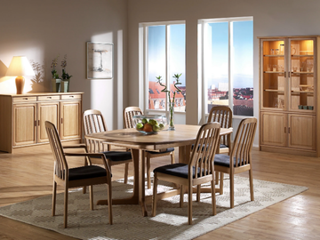 9244B/2 - Wooden table by Dyrlund - view 3