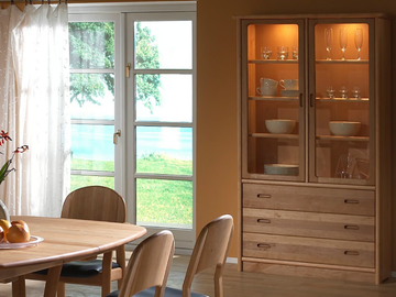1184 - Wooden highboard by Dyrlund - view 2