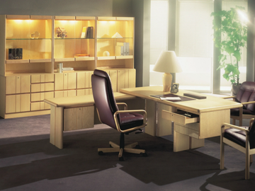 COMMODORE - Wooden office storage unit / office shelving by Dyrlund - view 3