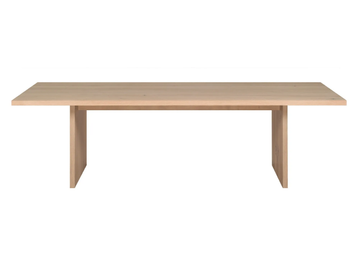 ASHIDA - Rectangular solid wood table by E15 - view 3