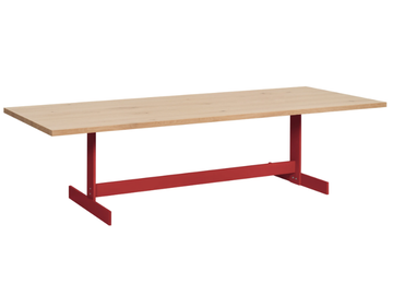 KAZIMIR - Rectangular solid wood table by E15 - view 2